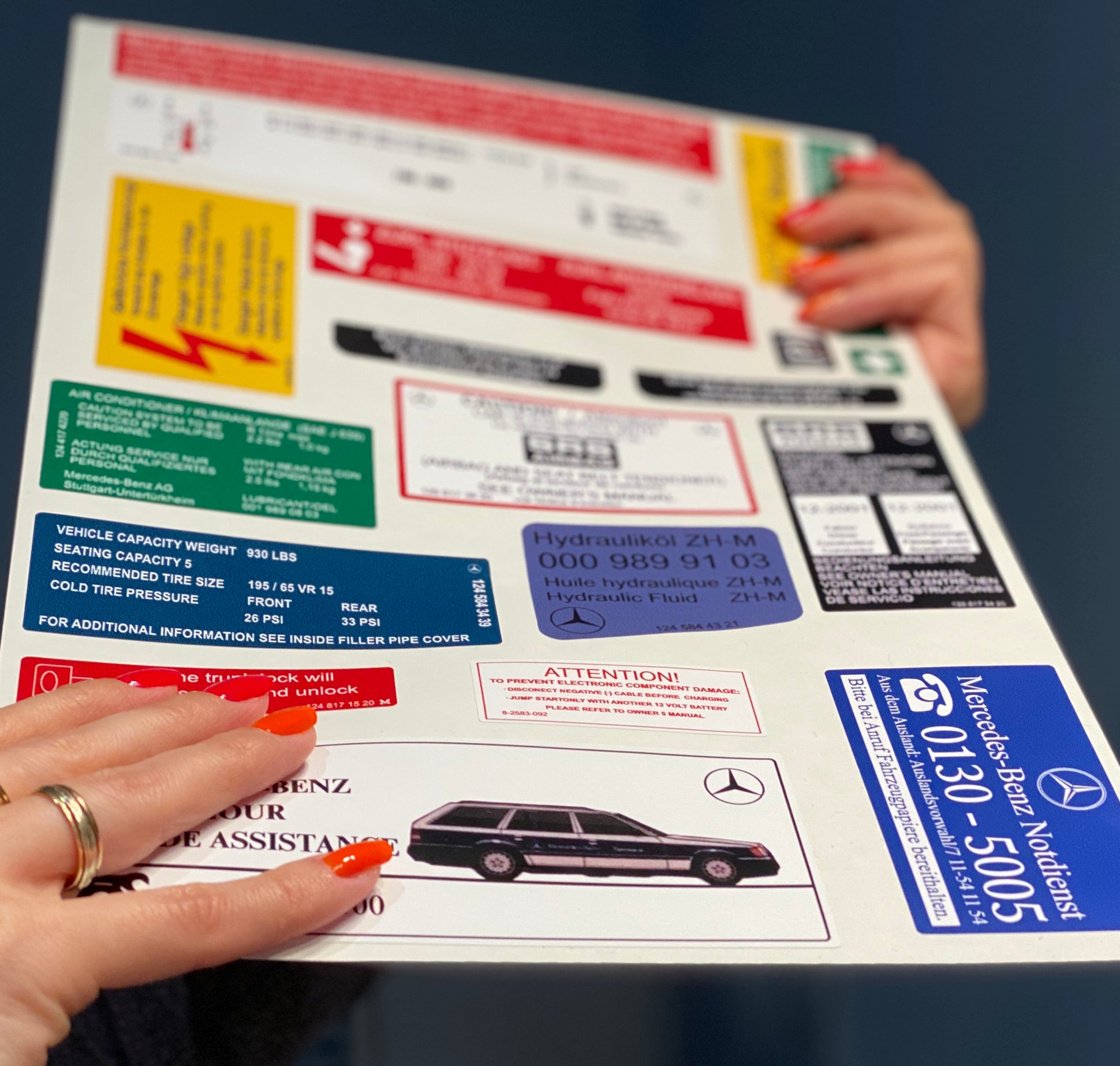 Autobell Sticker Decal Sets | Stickers | Labels | Classic Cars| www.restartcar.eu