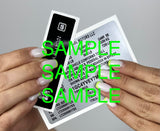 VIN# Number For Door jamb, Windshield, Tire & Vehicle Emission Stickers Set of 4 Label For CHEVROLET All Models