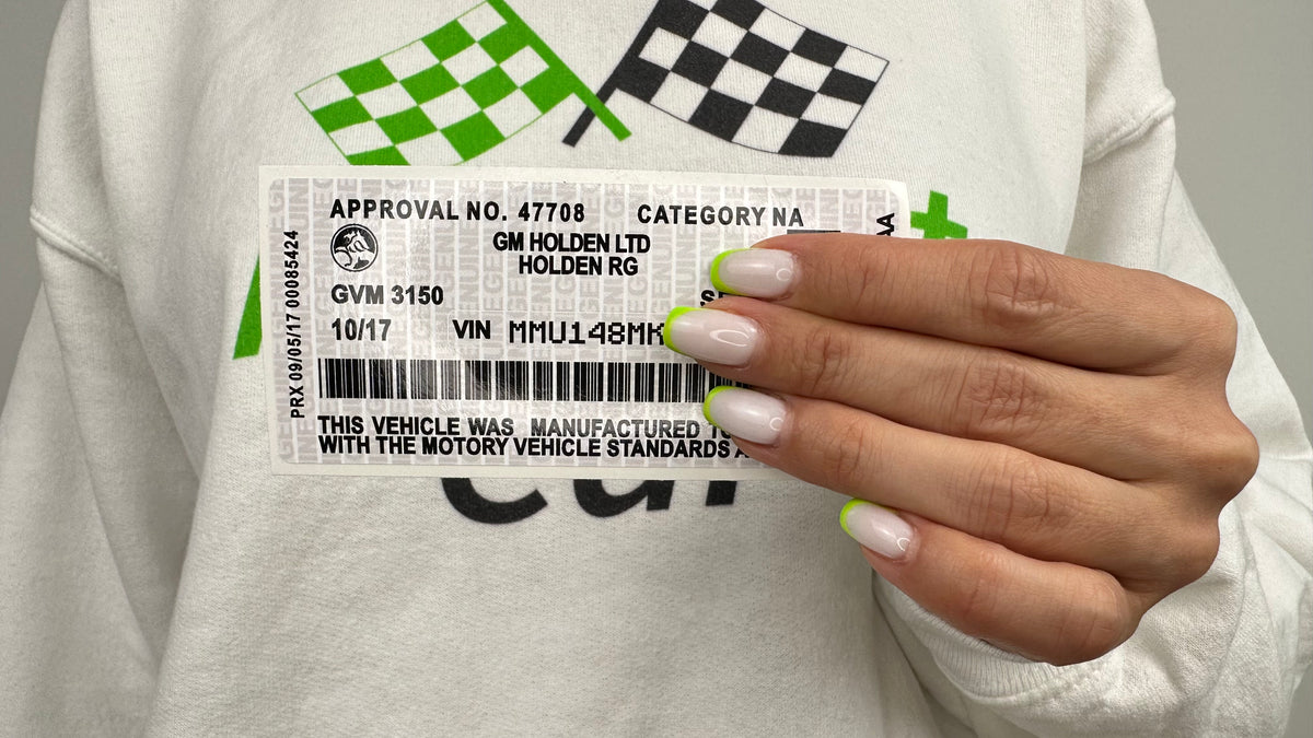 VIN code Plate Sticker Label For ISUZU All Models Australian – www ...