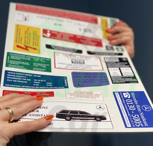 MERCEDES-BENZ Decals & Stickers & Labels for Quality renovation – www ...