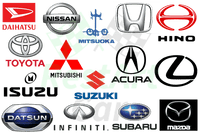 List of JAPAN Car BRANDS Symbols Logos Decal Set