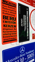 Mercedes-Benz R107 C107 | FULL Decal Set | Sticker Set Label