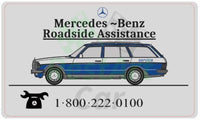 Mercedes-Benz Roadside Assistance 1-800-222-0100 Sticker - 