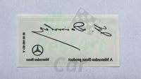 Mercedes-Benz Windshield Sticker G.Daimler Signature 