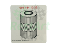 Oil filter Sticker Mercedes-Benz 600 W100 300 SEL 6.3 W109 