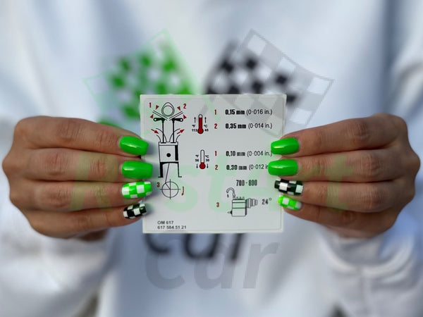 Engine Mapping Sticker Mercedes-Benz Engine Bay Stickers Labels Decals – www.restartcar.eu