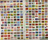 List of World Flags Decal Set 220 Stickers